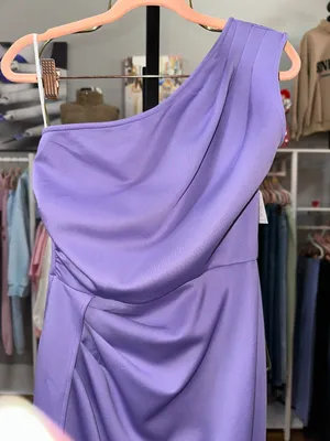 PromGirl Purple One Shoulder Formal Prom Dress thumbnail 5