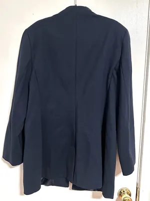 Banana Republic Ponte Collarless Blazer in Preppy Navy NWT XL thumbnail 4