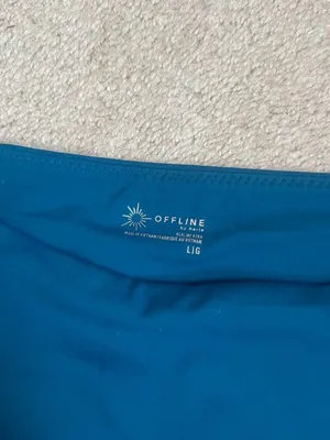 Teal aerie asymmetrical tank top thumbnail 4