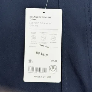 Athleta Delancey Skyline Tight Navy Blue Leggings Size L NWT S916-0005 thumbnail 7
