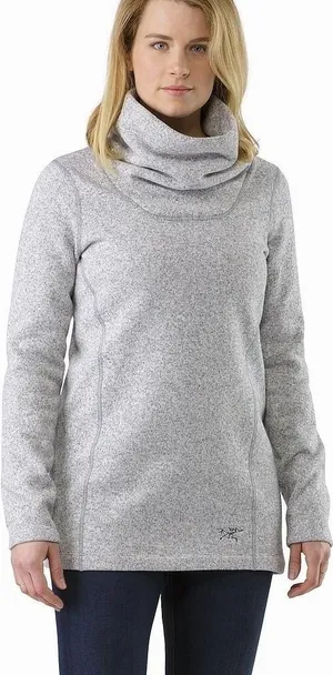 Arc'teryx Sz S Desira Cowl Neck Tunic‎ Sweater Gray Fleece Pullover Outdoor Hike thumbnail 1
