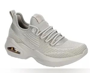 Skechers 9 Womens Muno Mia Slip On Sneaker - Taupe thumbnail 1
