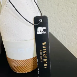 Sorel Out N About‎ Wedge Leather Bootie, Ankle Boots White/Sea Salt, Size 8, NWT thumbnail 15