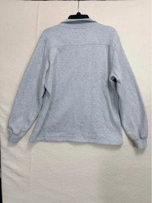 Sport-Tek Women’s L Gray Quarter Zip Sweatshirt Monogram Fleece Pullover thumbnail 6