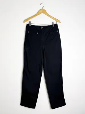 Maeve Anthropologie Slim Ankle Chino Pants Very Dark Navy Size 8 thumbnail 6