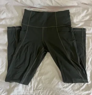 Athleta green Mid-Waist Pocket Leggings thumbnail 1