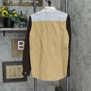 NWT Lands' End Boyfriend Fit Long Sleeve Shirt 519651 XS Tall Vicuna Brown thumbnail 2
