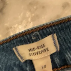 VTG Madewell Stovepipe Jeans Sz 28 tear in backside and pocket thumbnail 6