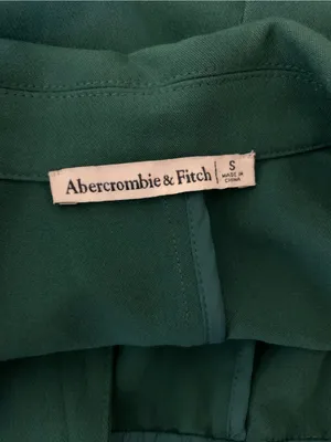 Abercrombie & Fitch Green Cutout Blazer Mini Dress S‎ Long Sleeve Career thumbnail 4