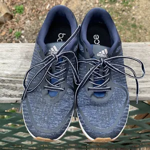 Adidas Womans Bounce Sneakers Sz 8 Navy thumbnail 6