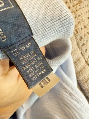 POLO RALPH LAUREN Polo Collared Sweatshirt in Baby Blue size Small Preppy thumbnail 6