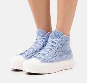 Converse Chuck Taylor All-Star Hi Lift ‘Cozy Club’ Trainer Fuzzy Sherpa Platform thumbnail 1