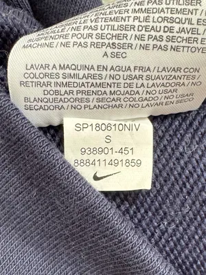 NIKE Blue Pullover Long Sleeve Sweater Low Back Women's Size Small thumbnail 4