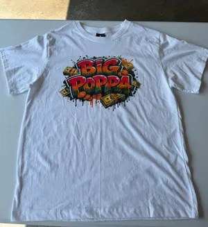Black Horse Club “Big Poppa” Graphic T-Shirt – Adult Large thumbnail 1