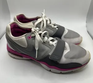 Nike Air Max 90 Women's Shoes Gray Pink‎ Size 9 thumbnail 1