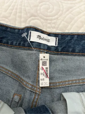 NWT Madewell The Curvy Balloon Jean in Greendale Wash Size 31 thumbnail 8