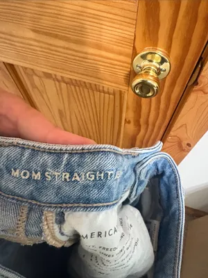 American Eagle Stretch Distressed Mom Jeans Size 000 thumbnail 7