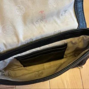 Tory Burch Crossbody in Black and Gold thumbnail 5