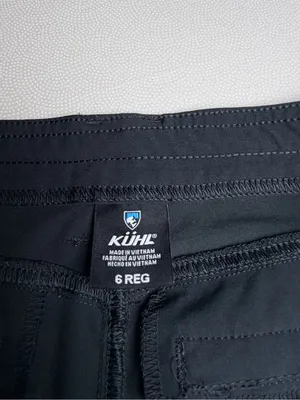 KUHL Womens 6 Regular Dark Grey Cargo Hiking Pants Roll Tab Outdoor Stretch thumbnail 5
