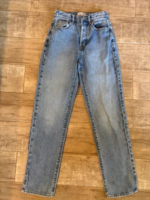 PacSun Stretch Dad Acid Wash, Buttonfly Jean thumbnail 1