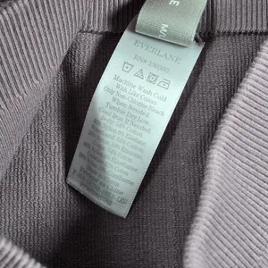 Everlane‎ Seamless Legging Ribbed High Waist M L Light Purple Lilac thumbnail 6