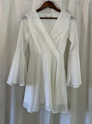 Altar'd State Dress White thumbnail 1