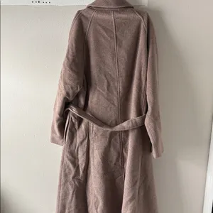 NWT S. Deer / Concept Brown Wool Blend Pea Coat Size L thumbnail 5