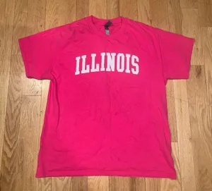 Ouray Hot Pink Illinois Fighting Illini T-Shirt thumbnail 1
