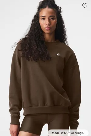 Alo Espresso Yoga Accolade pullover thumbnail 1