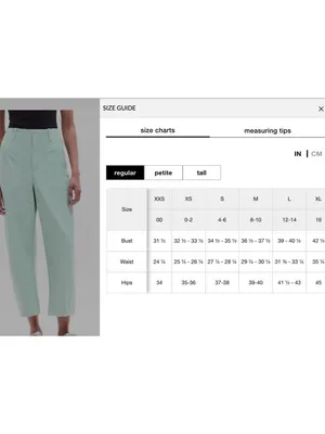 New Athleta 8 Skyline High Rise Barrel Leg Pant Current Blue Size 8 Regular thumbnail 8