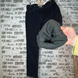 Carhartt | women fleeced lined denim jeans relaxed fit thumbnail 8