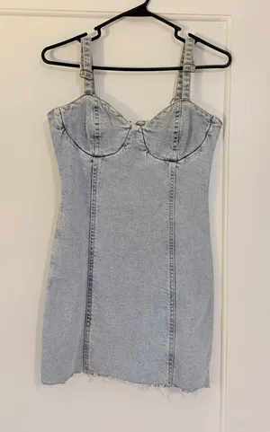 Grey Bandit denim dress thumbnail 1