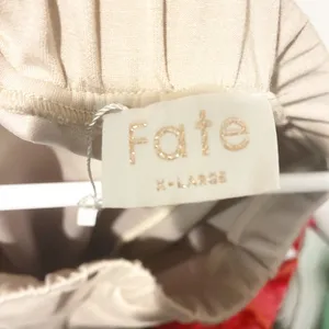 Fate‎ Cream Wide Leg Pull On Slit Ankle Pants Size XL thumbnail 3