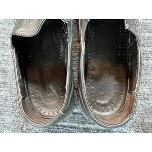 COACH Carla Loafers Women 8 Black Italian Leather Lug Sole Slip On Chunky Shoes thumbnail 10