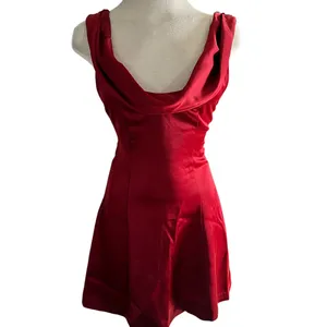 MAJORELLE Natalya Mini Dress in Red Wine Size XS NWOT thumbnail 3