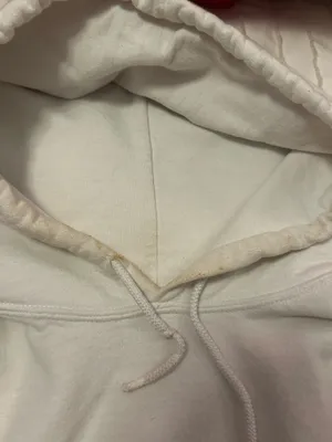 white Hoodie thumbnail 3
