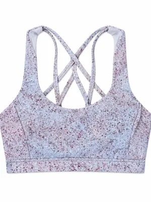 Lululemon Free To Be Serene Bra Womens 6 Summer Haze Multi Excellent Strappy thumbnail 3