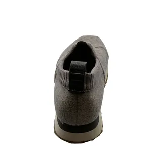 TOMS Mallow Mule Grey Felt Slip On Sneakers Womens 7.5 Ribbed Knit Collar thumbnail 8