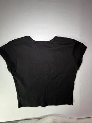 Charli XCX Black 'brat' Graphic Crop Top Size undefined thumbnail 5