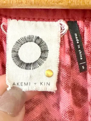 Anthropologie Akemi + Kin Vela Embroidered Linen Blend Tank Top Size Small thumbnail 10