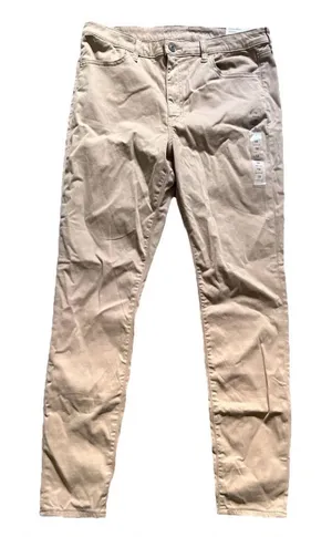 American Eagle Tan Hi-Rise Jeggings Womens Size 12 Next Level Stretch NWT thumbnail 1