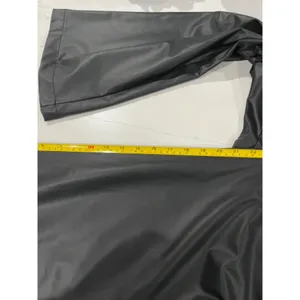 First Love Faux Leather Wide Leg Elastic Waist‎ Cropped Pants S thumbnail 6