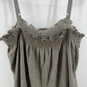 Amadi Tank Top SZ Small Wyatt NEW Boho Fairy Shimmer Anthropologie Smock Cami thumbnail 9