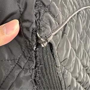 Ci Sono Quilted Puffer Jacket Womens Large Preppy Winter Elbow‎ Patches Zip Up thumbnail 10