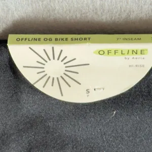 469 | NWT OFFLINE by Aerie OG Bike Shorts Hi‎ Rise 7" Inseam Womens Small thumbnail 4