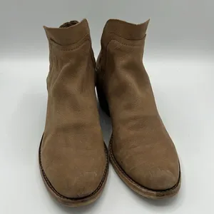 Dolce Vita Leather Ankle Booties Sz‎ 8 A21 Tan thumbnail 5