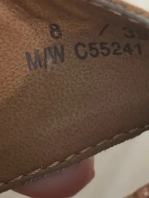 Comfortable Brown Leather Slingback Sandals - Brand: b.o.c.size 8 thumbnail 9