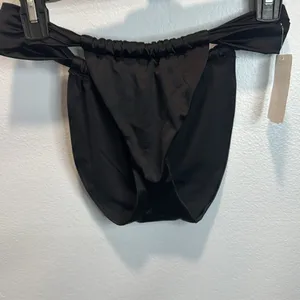 NWT Good American Black Bikini Bottom thumbnail 2