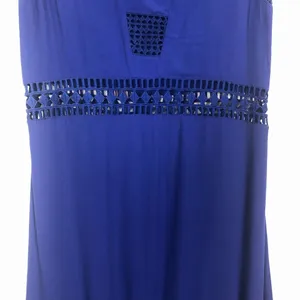 Nicole Miller Royal Blue Sleeveless Maxi Dress Size 4 thumbnail 5