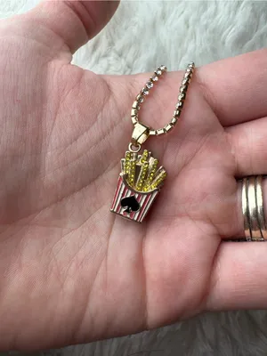 Kate Spade X Target French Fry Charm Tennis Necklace thumbnail 8